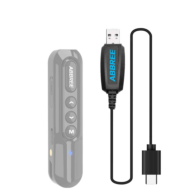 ABBREE Programming Cable for AR-W5 Super Mini Walkie Talkie Two Way Radio Accessories