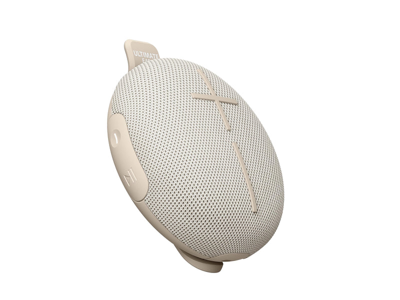 Ultimate Ears MINIROLL Ultra-Portable Waterproof Speaker - Sand | Ultra-Portable, Balanced Bass, Dustproof, 131 ft (40 m) Range