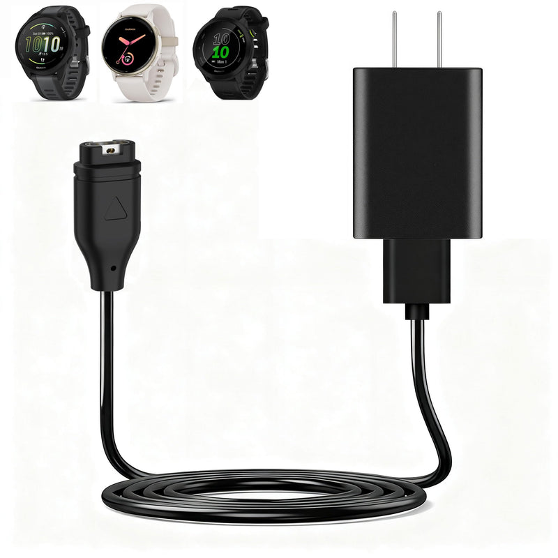 Charger for Garmin Watch with Charger Cable - Watch Charging Cord for Vívoactive 6/5/4S/3, Forerunner 55/255/970/570/965/265/165/745/935/945/45S/245 Music, Fenix 8/7/6/5/4, Venu 4/3/2, Instinct 3/2/2S 3.3ft 1