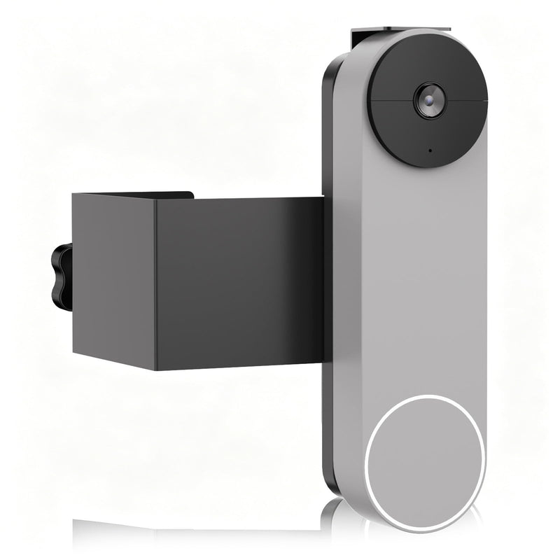 Anti-Theft Doorbell Mount Compatible with Google Nest Doorbell (Battery) | No-Drill Video Doorbell Camera Mount for Apartments & Rentals, Secure Mounting Bracket Case with No Block Motion Sensor