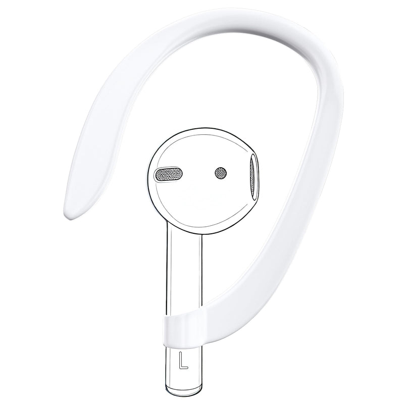 Ear Hooks with OEM Left Replacement Earbuds A2031 for AirPods 2 (2nd Generation), Single Left Ear Side Only, Compatible with Original AirPods A1938/A1602 Charging Case