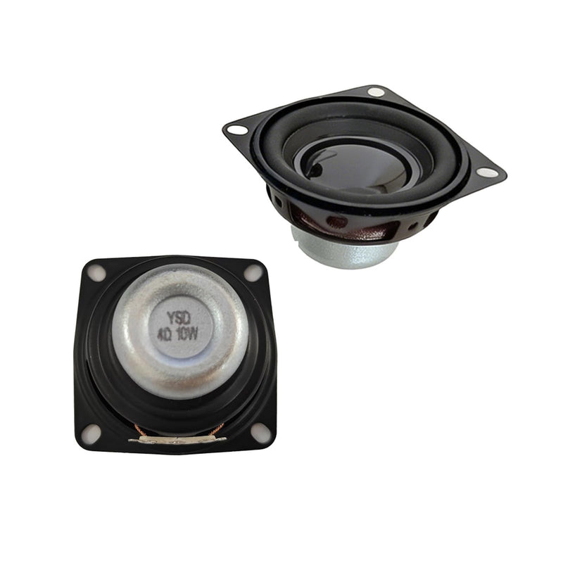 Gikfun 2" 4Ohm 10W Full Range Audio Speaker Stereo Woofer Loudspeaker for Arduino Replacement DIY (Pack of 2pcs) EK2182