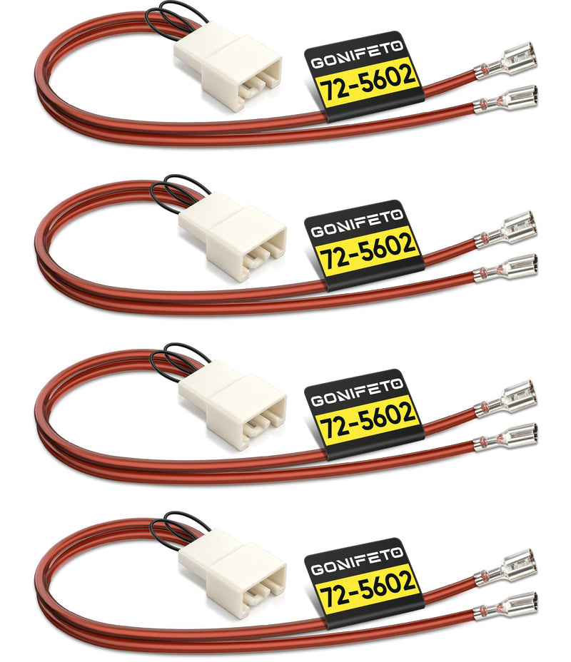 72-5602 Speaker Wiring Harness, 4 Pcs for Ford F150,Escape, Focus,Explorer | PRO-SERIES Speaker Harness, 25 cm Thickened Extended Door Speaker Harness Adapter for Edge, Mustang, Mazda 2, Mazda 6 and CX5