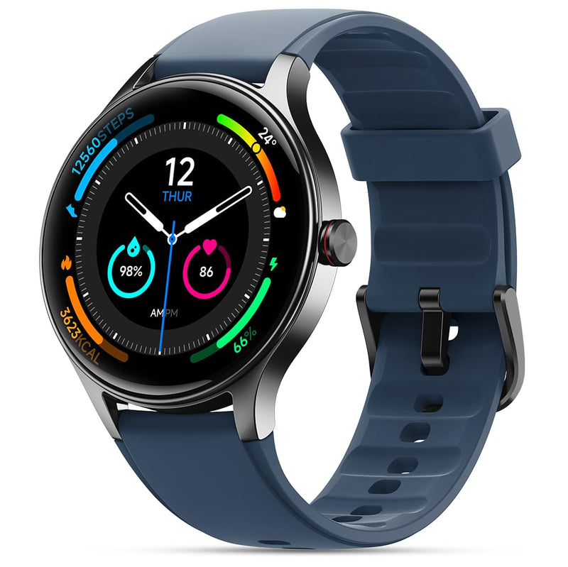 Woneligo Smart Watch for Men,1.57'' AMOLED Touchscreen Compatible with Android&iOS,IP68 Waterproof Fitness Watch with Heart Rate/Sp02/Sleep & Calories Monitors 110+ Sport Modes,Bluetooth Calls