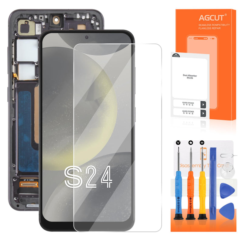 INCELL for Samsung Galaxy S24 Screen Replacement for Samsung S24 LCD Display SM-S921B SM-S921W SM-S921U LCD Digitizer Touch Screen Assembly with Frame