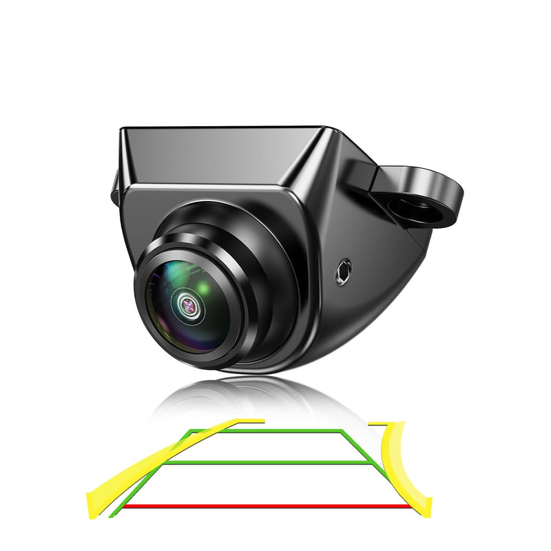 Car Backup Camera with Dynamic Trajectory Guide Line, GreenYi AHD 1080P Rear View Cam, Fisheye Lens, Night Vision Waterproof 170 Degree Wide View