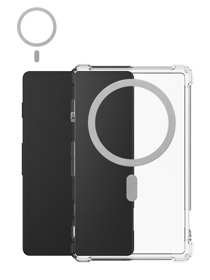 Magnetic Clear Case for Xteink X4 eReader for iPhone | 4.3" Flexible TPU Cover with Paste Magnetic Ring Shockproof Lightweight Transparent
