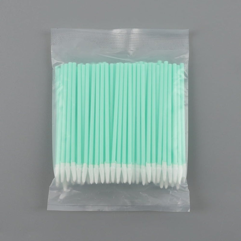 100Pcs Digital Camera Cleaning Brush,Non-Fluffy Fiber Tips Printer Cleaner Tool Cleaning Sponge Swab(C) C
