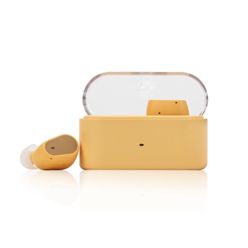 Moondrop Pudding TWS Earphone True Wireless Stereo ANC AI ENC LHDC-V 10mm Dynamic Driver Interactive DSP Bluetooth 6.0 Music Game Dual Mode (Yellow) Yellow
