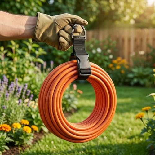 Adjustable Extension Cord Holder Organizer with Triangle Clips for Garage and Storage Heavy Duty Extension Cord Hanger