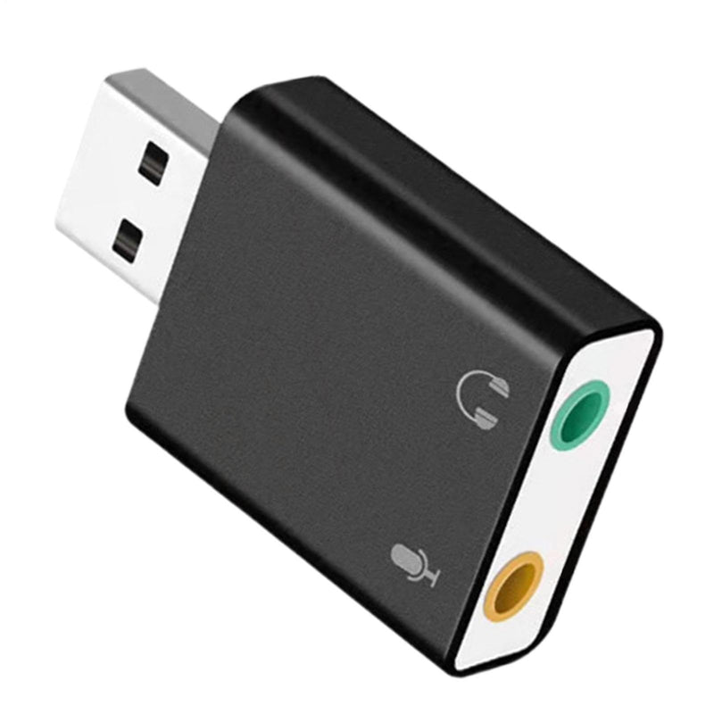 External Sound Cards - USB 3.5mm Sound Card Adapter | Plug and Play Card Accessories, USB Equipment for Computer Laptop