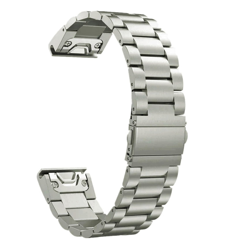 JUSUTEK 2026 Compatible for Garmin Titanium alloy Watch Band 20mm Metal Watchband Integrated Quick connector Release Strap Watch Band Titanium Bands Compatible for Men Women For fenix 8 43mm/descent mk3/mk3i 43mm/Fenix 7S/pro/Solar/instinct 2S/Fenix 6S...
