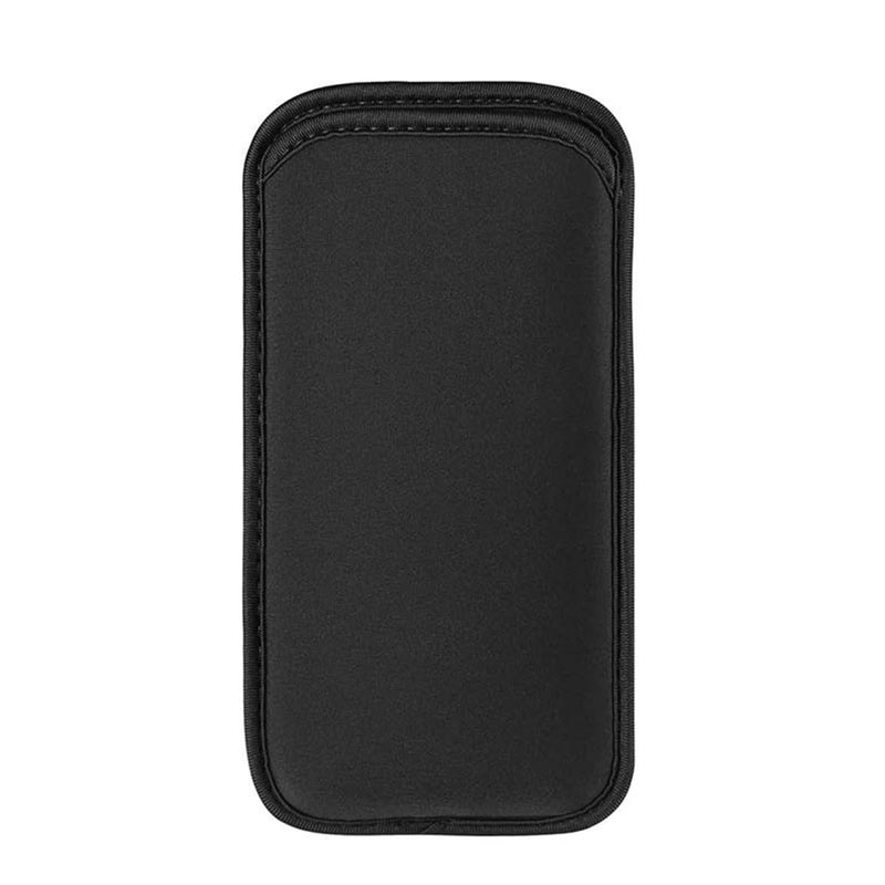 Phone Sleeve Slip in Pouch Matte Black Ultra Slim Shockproof Smartphone Carrying Case Protective Pouch Bag (Black,18.5 * 10.5 cm) 18.5*10.5 cm