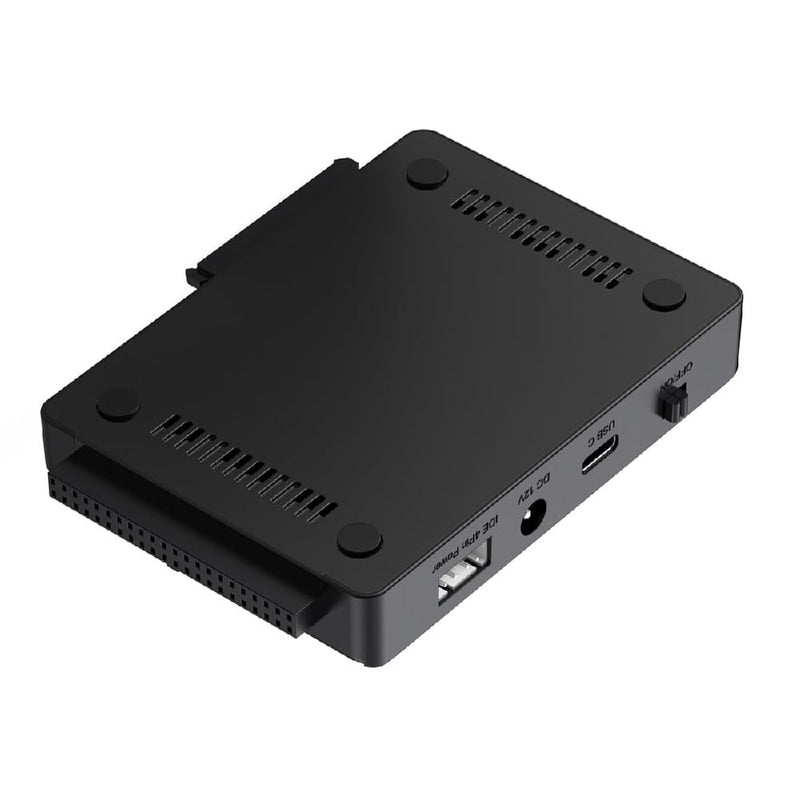 USB 3.0 SSD Docking Type-C USB-C to Dual NVME M-Key M.2 NGFF & IDE 40Pin & SATA 2.5 3.5 Inch Vertical External PCBA Case Enclosure