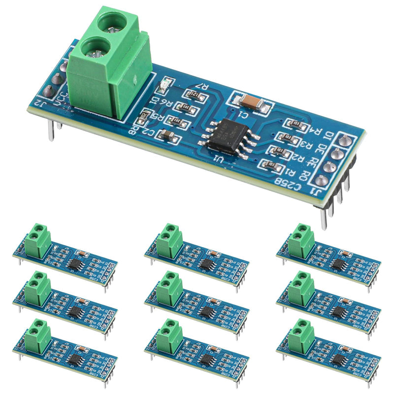 10PCS RS-485 Communication Transceiver MAX485 RS485 Transceiver Module | 5V Development Accessories, Board TTL UART Serial to RS-485 Instrument Interface Module, for Industrial-Control