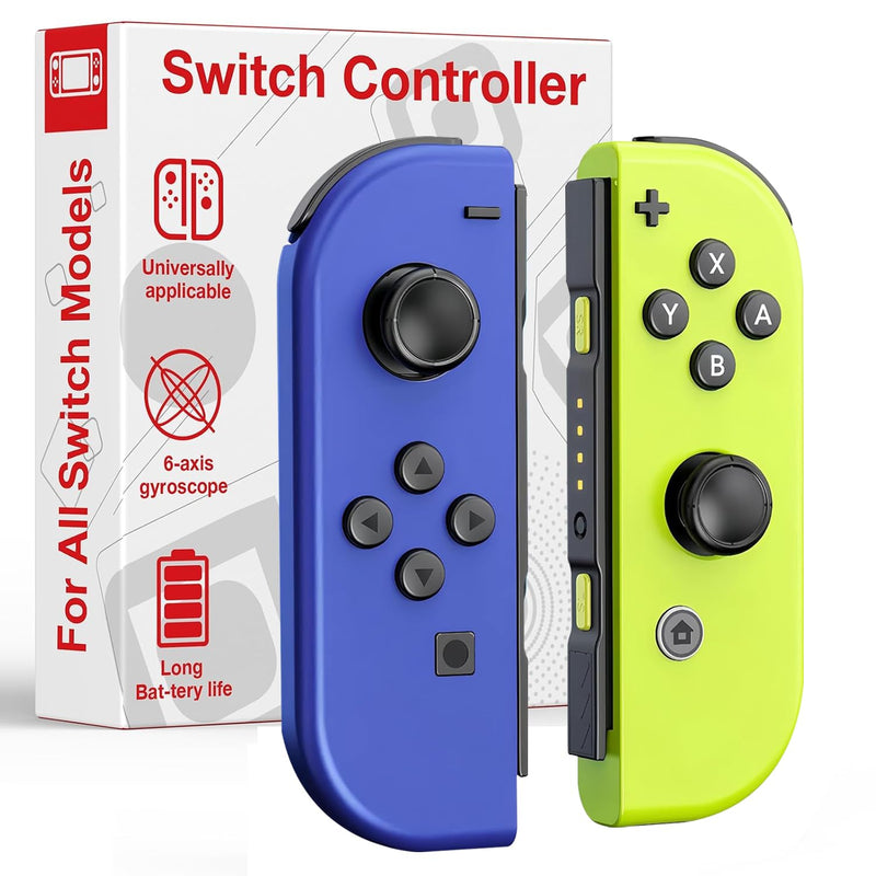 XYCZXIKEC Replacement for Nintendo Switch Controller (B-Y) | Switch Wireless Controllers Compatible with Switch/Lite/OLED, Support Motion Control/Dual Vibration/Wake-up B-Y