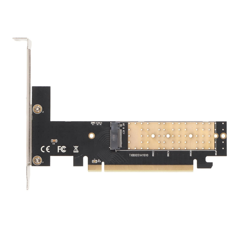 Generic M.2 NVME to PCIe 3.0 X16 Adapter Card, 32Gbps NVME SSD to PCIe Expansion Card with Thin Bracket, for 2280 2260 2242 2230mm SSD, Ideal for OS X