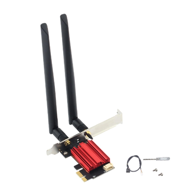 AC1200 PCIe WiFi Card, Dual Band 2.4G/5G Wireless Network Receiver, High Speed Internal WiFi Adapter for Desktop PC 8DB