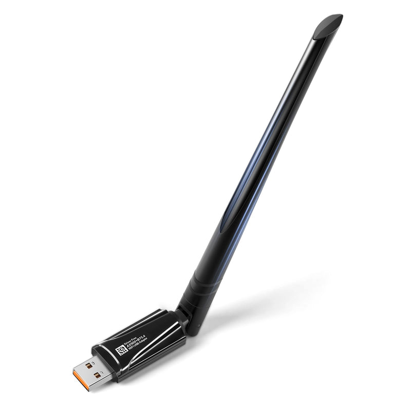 INTELBRAS 2-in-1 USB Bluetooth WiFi Adapter, AX900 WiFi 6 + Bluetooth 5.4 | Dual-Band 2.4GHz/5GHz with 5dBi High-Gain Antenna, Compatible with Windows 7/10/11 (WiFi), Windows 10/11 (Bluetooth) AX900,WIFI 6