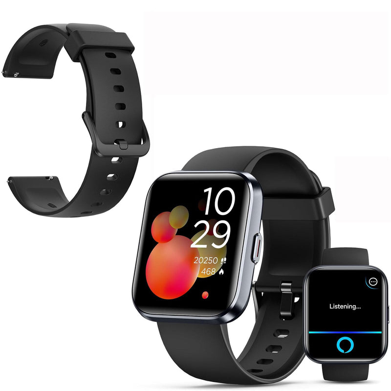 Quican mart Watch for Women Men (2 Bands) with Extra Silicone Watch Band Replacement