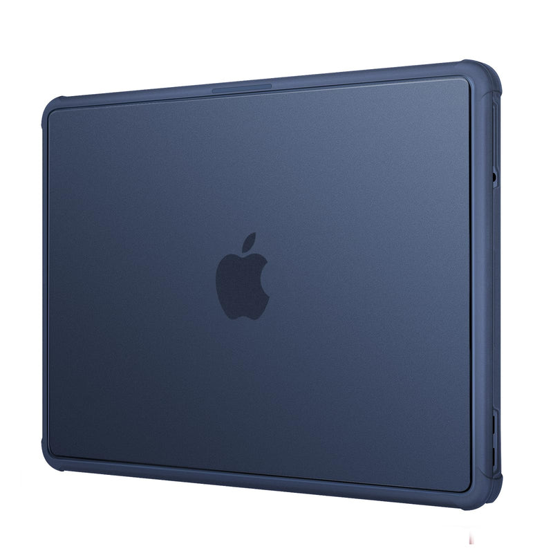 MOSISO Compatible with MacBook Neo Case 13 inch 2026 A3404 A18 Pro Chip | Anti-Cracking Cover Matte Finish Seamlessly Closes Protective Hard Shell Case Cover with TPU Bumper, Indigo