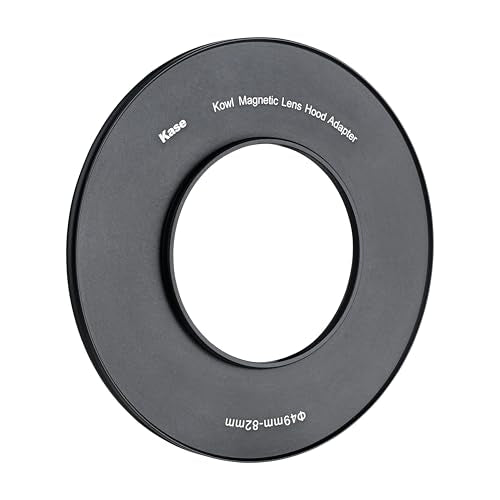 Kase Kowl Magnetic Metal Lens Hood for Revolution/Revolution Plus 82mm Filters (49mm Adapter) 49mm Adapter