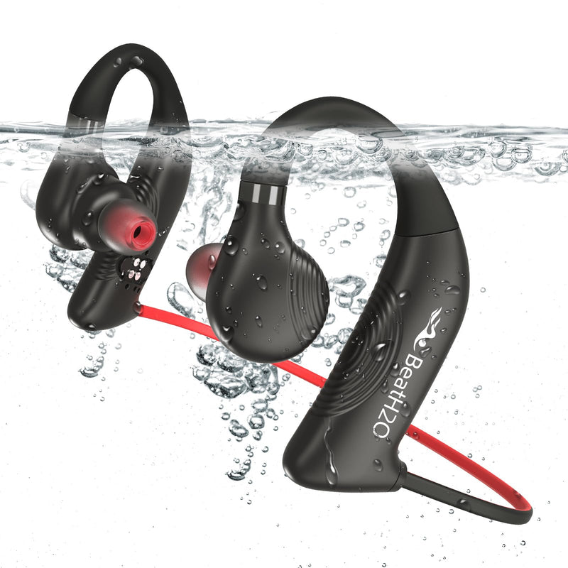 S36 IPX8 Waterproof Earbuds for Swimming, Bluetooth & MP3 Player | 8GB Underwater Headphones with HiFi Sound & Noise-Cancelling, In-Ear Design Wireless Sports Headphones for Swimming