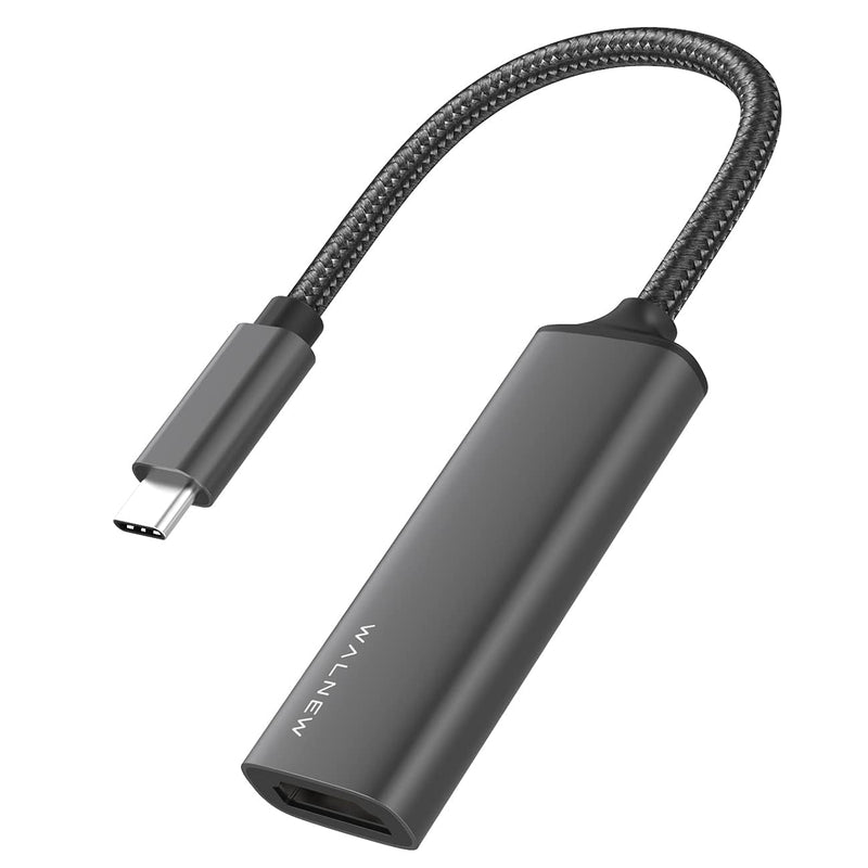 WALNEW USB-C to HDMI Adapter 4K 30Hz, Thunderbolt 3 Monitor Converter | Type-C to HDMI for Mac, MacBook, iPad Pro/Air, Samsung Galaxy, Chromebook, Surface, Dell XPS