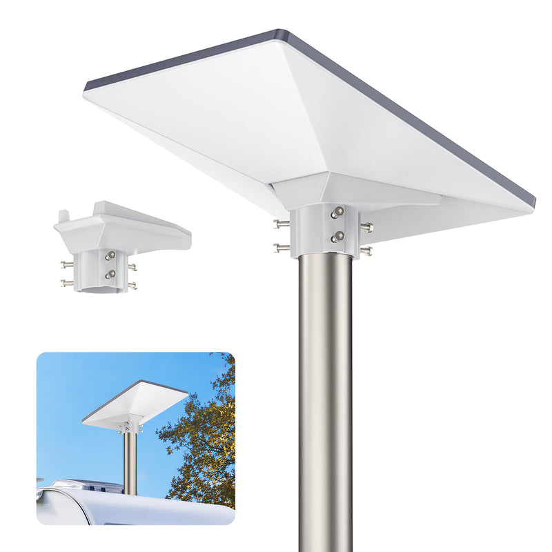 Starlink Mini Pipe & Pole Mount Adapter - Heavy-Duty Adjustable Roof Mounting Kit Compatible with 1.22"- 1.73" (31-44mm) Poles for RV, Boat & Outdoor Starlink Mini Pipe Adapter