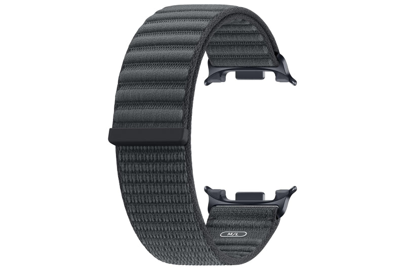 Samsung Galaxy Watch9 Series Fabric Band, Black, M/L | Smartwatch Band with Nylon, Dynamic Lug System, Contoured Fit, Compatible with Galaxy Watch9, Watch8 and Watch8 Classic