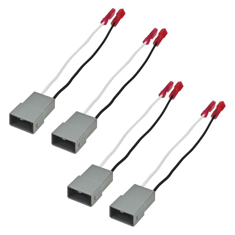 72-7800 Speaker Wiring Harness Adapter, 4 PCS Copper Core Car Door Speaker Connector Plug Replacement for Honda & Acura Vehicles Civic CR-V Accord Ridgeline Integra TSX TL MDX Door Audio System 10PCS