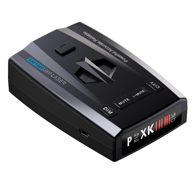 RAD1000 Laser/Radar Detector for Cars with Suction Cup Mount - X/K/Ka/KU/ST/CT Band & Laser Detection, Long Range Detection, VG-2 Immune, Mute Memory, Led Display, Multi-Mode, Great Gifts