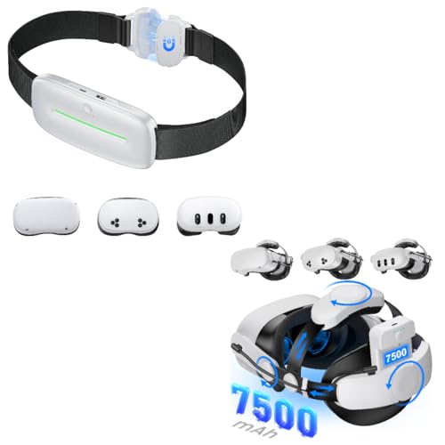 VR Waist Belt Battery Pack for Meta Quest 3S/3/2, 12000mAh