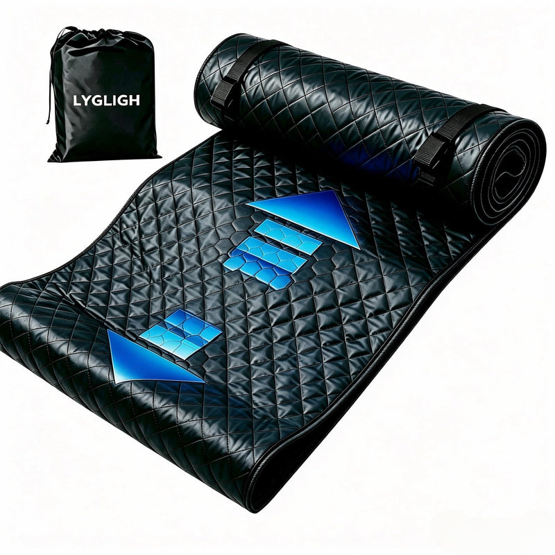 Upgraded Rolling Creeper Mat, 2.5Lbs Heavy-Duty Thick Reinforced | 4-Layer for Low Clearance, Foldable, Under Car Repair, Portable Storage Bag, Portable Mechanics Mat, Cool Gifts, 60"x28" 60"x28"