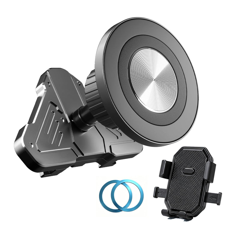 Magnetic Air Vent Phone Holder Compatible with Ford F150 2021-2026 | Super Duty F250 F350 F450 2021-2025, Metal Truck Phone Mount for MagSafe iPhone,Vent Cell Phone Holder Bracket