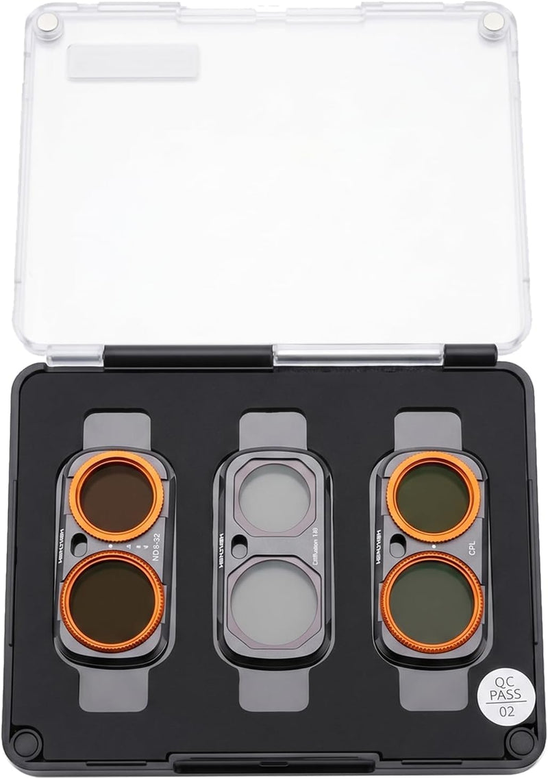 Luna Ultra ND Filter, 3 Pack - CPL, Black Diffusion 1/4, VND2-32 | Magnetic Lens Filters Set for Insta360 Luna Ultra, Multi-Coated Neutral Density, HD Optical Glass for Vlogging & Photography