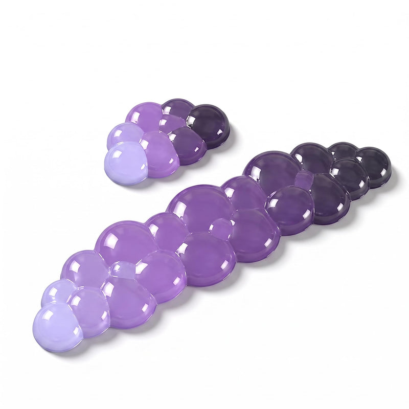 Cute Purple Cloud Wrist Rest for Women, Cooling Gel Support, Non-Slip Pad | Made for typing, coding, and creating, this cooling gel wrist support adds ergonomic comfort to office, home, and study