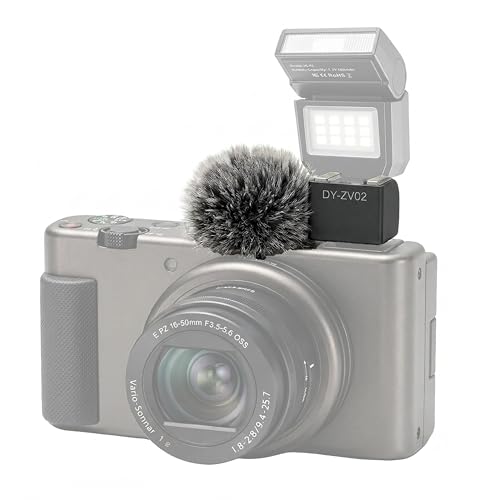 Hot Shoe Windscreen Adapter for Sony ZV Series Flash Mic LED Vlog Gear DY-ZV02 B