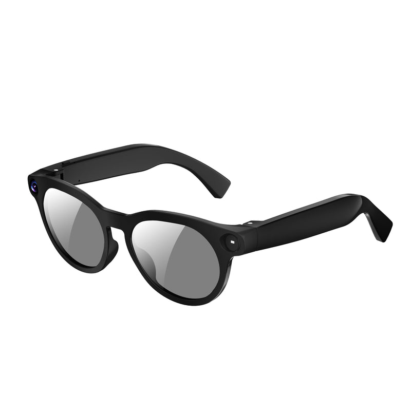 AI Smart Glasses with 8MP Camera – 4K Video Recording Anti-Shake | Open Ear Bluetooth Glasses for Men Women, AI Voice Control Translation, Outdoor Sports Cycling Travel