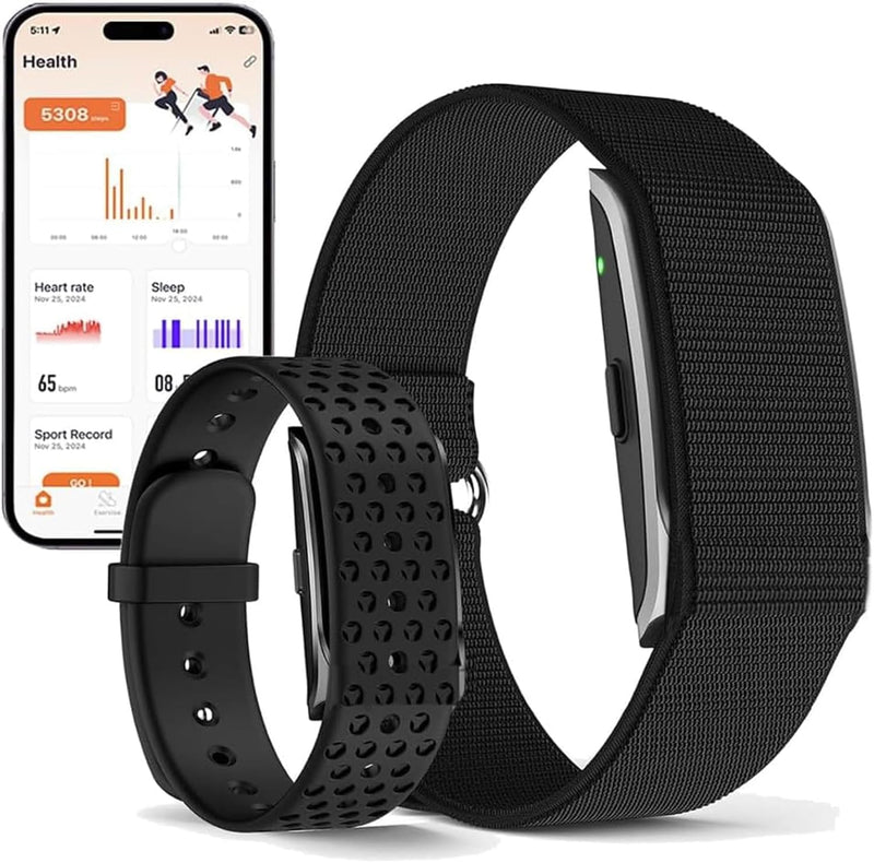 Health Smart Bracelet, Activity & Fitness Trackers/SpO2/ Heart Rate/Blood Pressure/Sleep Stress/IP68 Waterproof for120 Sport Modes,Automatic Monitoring Wearable Fitness Tracker Comes with Free App 1 Inch