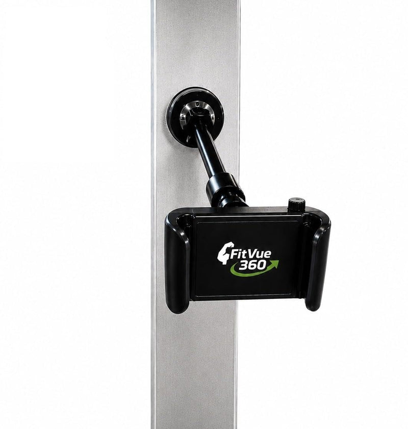 FitVue 360™ Magnetic Gym Phone Mount – 360° Adjustable Flexible Gooseneck Holder for Workout Recording, Fitness Content Creation & Gym Filming