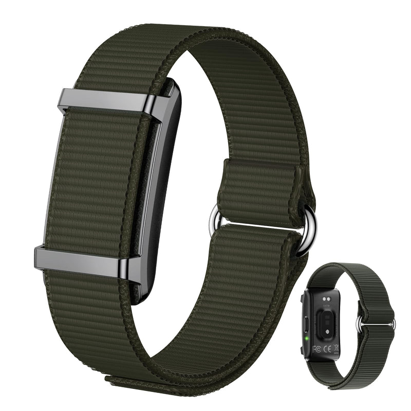 Smart Bracelet Fitness Trackers for Men Women, Smart Watch 24/7 Heart Rate Sleep Stress HRV Monitor, 170+ Sports Modes, 2 Bands, Free APP Dark color