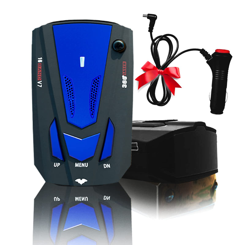 Newly Driving Aids Laser/Radar-Detectors for Cars with Led Display, Long Range Detection, Mute Memory, City/Highway Mode Detectors, Ideal Gifts for Cars (Blue)