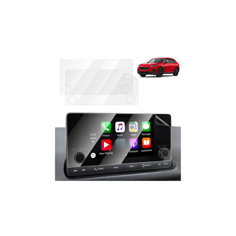 2PCS 7-Inch Screen Protector for 2023-2025 Honda HRV (Not for 9-inch EX-L) | Touchscreen Protective Soft Film for HR-V Accessories, Anti Glare & Fingerprint Navigation Screen, Ultra HD Clear Film transparent