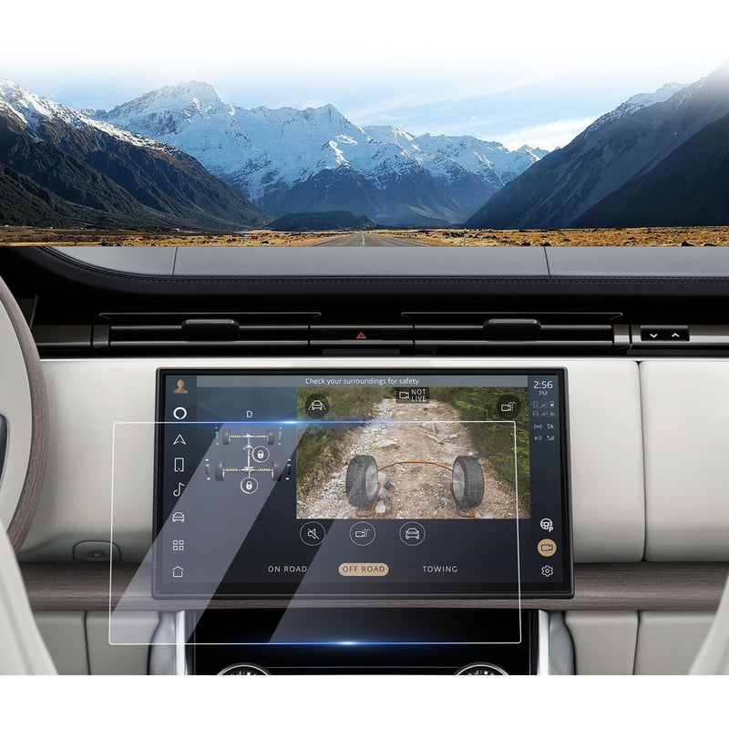 LUWU 2025 2026 Range Rover Screen Protector for 2023-2026 Range Rover (SE/Autobiography/First Edition/SV), 13.1-Inch Touchscreen PET Protective Navigation Screen Saver Ultra HD Clear Film 2PCS 2023-2026 Range Rover 13.1-inch 2PCS(PET)