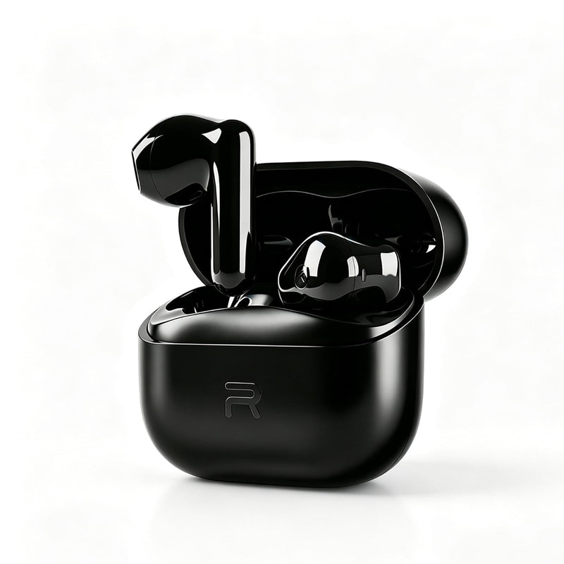Black Long Battery Life Wireless Earbuds Budget for iPhone Android | Stereo Bass,Semi In Ear Budget Wireless Bluetooth Earbuds Long Battery Life Ear Buds Elegant Cheap Wireless Bluetooth Earbuds Black