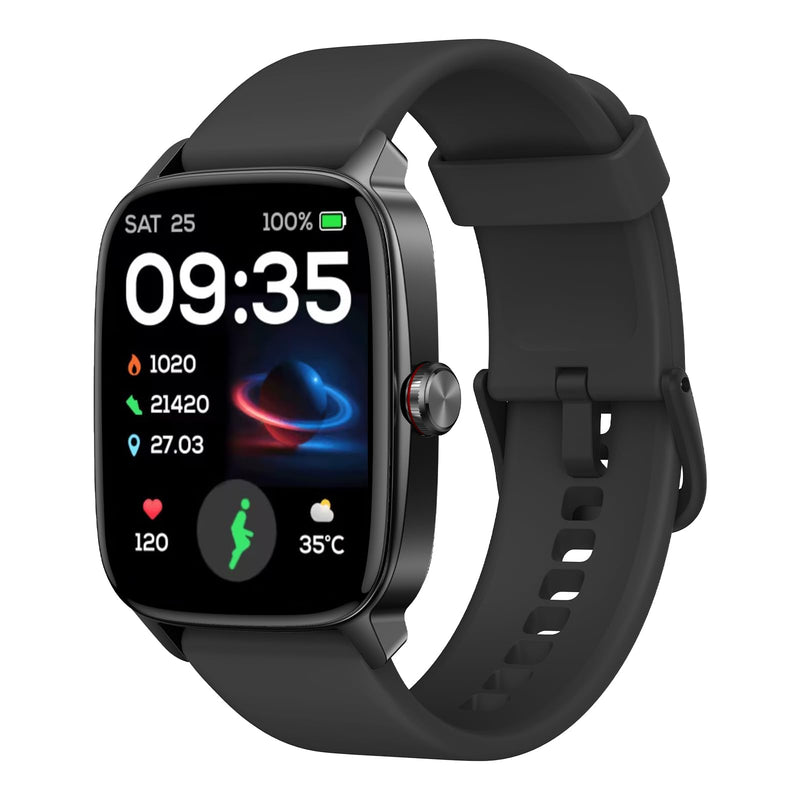 Smart Watch with Bluetooth Calling, 1.85" HD Screen, 200+ Watch Faces, 100+ Sport Modes, Sleep Tracker, IP68 Waterproof, 5-7 Day Battery – iOS & Android