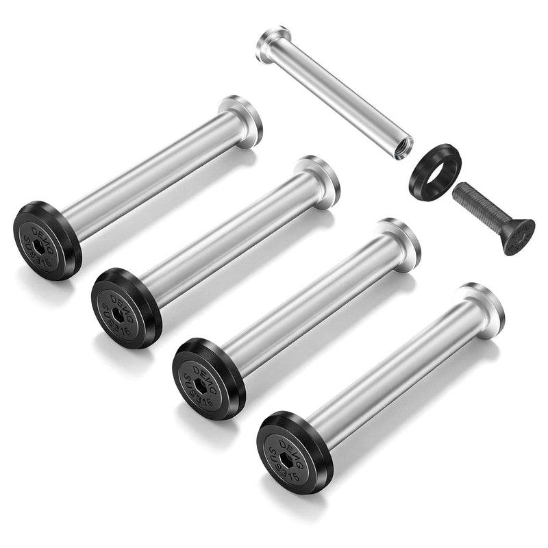 PC Fan Screws for 30mm Fans, 20PCS Fan-Safe Lock Screw Kit | Stainless Steel M3 Screw & Lock Standoff with Aluminum Washer, Zero-Damage Case Fan Screws for 25mm PC Cooling Fans Mounting