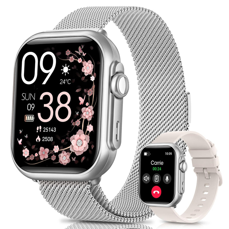 Smart Watch for Women, 1.85" Smartwatch for iPhone Android, Answer/Make Call