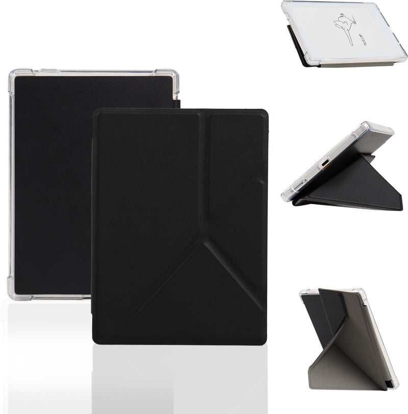 Case Compatible with BOOX Go 6 Gen II 2026 6" ePaper Reader, Magnetic Tri-Fold Folio Cover, Auto Wake/Sleep, Multi-Angle Stand, Slim Light Shell Protective Case, Black